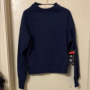 NWT Speedo Unisex-Adult Sweatshirt Crew Neck Pull Over Team Warm Up 3XS